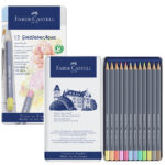 Faber-Castell aquarelkleurpotloden in metalen etui (12 stuks)