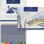 Faber-Castell Aquarelkleurpotloden, 24 stuks in metalen etui