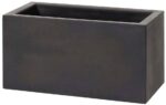 Antracietkleurige plantenbak 'Schio Cassa Maxi 80'