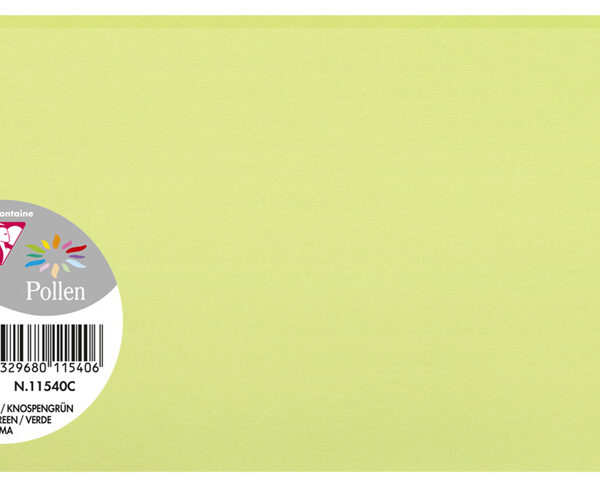 Clairefontaine knopgroen envelop met puntklep