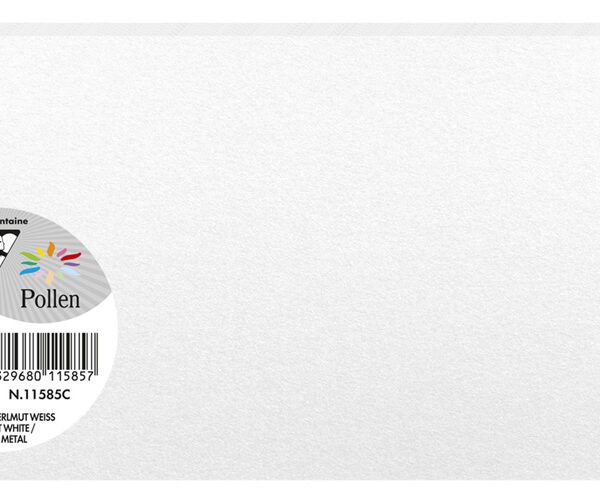 Pollen by Clairefontaine parel-witte DL-kaart