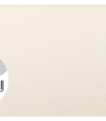 Parelnachtige ivoren briefkaart van Clairefontaine