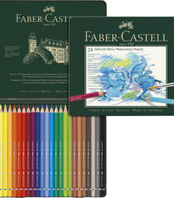 Faber-Castell Aquarelkrijt 'Albrecht Dürer', etui met 24 stuks