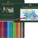 Faber-Castell aquarelkleurpotloden Albrecht Dürer, metalen etui met 36 stuks.