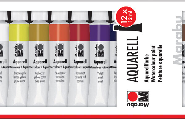 Aquarelverf, 12 ml, set van 12