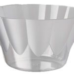 Kommen voor ijs en dessert, polystyreen, rond, 400 ml, set van 20