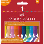 Faber-Castell uitwisbare krijtstiften Jumbo, doosje met 12 stuks