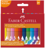 Faber-Castell uitwisbare krijtstiften Jumbo, doosje met 12 stuks