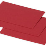 Perkamentkaartjes kersrood 70 x 95 mm van Clairefontaine