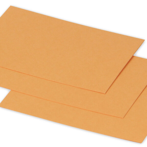 Clairefontaine Minikaartjes 70 x 95 mm, sinaasappelkleur