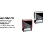 Tekststempelmachine 4913 'Printy 4.0', vuurrood