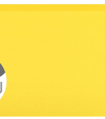 Clairefontaine zonnegeel-dubbele kaart formaat lang