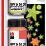 Marabu nachtlichtverf gloeiende sterren