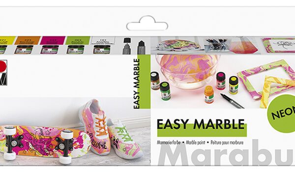 Marabu Marmerverf 'Easy Marble', Neon Set
