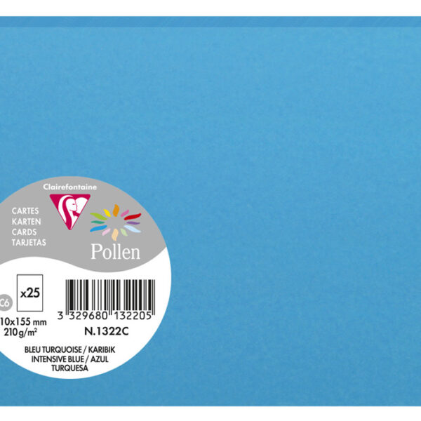 Pollen enveloppen C6, Caribisch blauw
