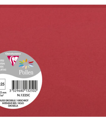 Clairefontaine Kaart Kersenrood C6