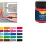 Textielverf Javana, zwart, in pot, 50 ml