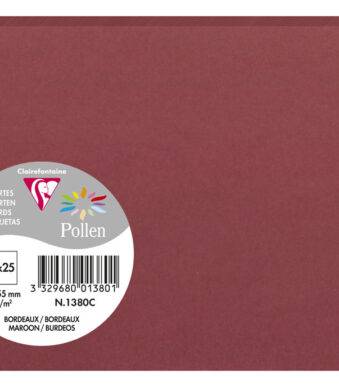 Clairefontaine bordeauxrode envelop C6