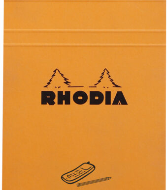 Rhodia Notitieboekje 'Bericht', 110 x 170 mm, oranje