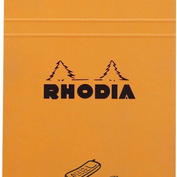 Rhodia Notitieboekje 'Bericht', 110 x 170 mm, oranje