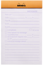 Rhodia Notitieboekje 'Bericht', 110 x 170 mm, oranje