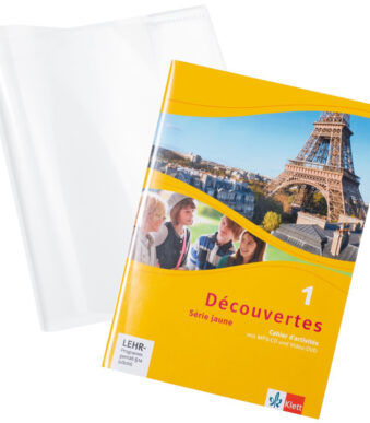 Omslag voor werkboek, van PP, 431x300 mm