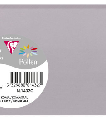 Clairefontaine bijkaartenkaarten 82 x 128 mm, koalagrijs