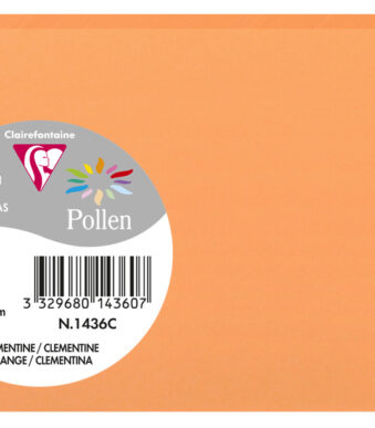 Clairefontaine Kaartjes Sinaasappelkleur 82 x 128 mm