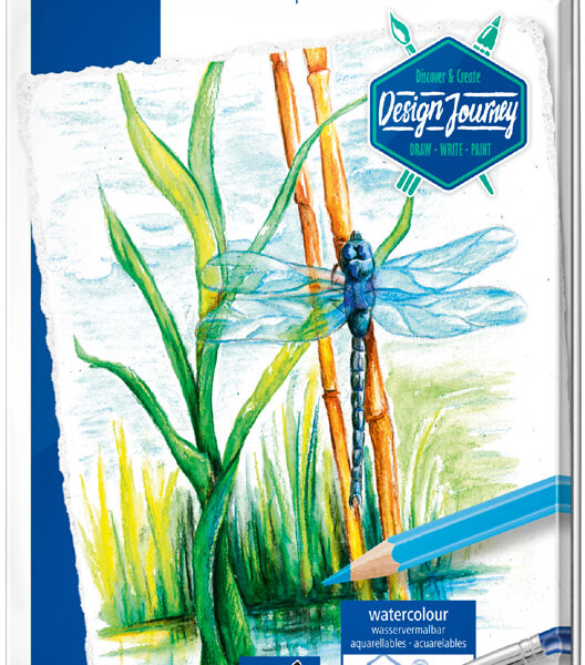 Staedtler aquarelstiften Design Journey, metalen etui met 12 stuks.