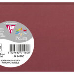 Clairefontaine bordeauxrode briefkaarten 82 x 128 mm