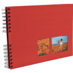 Exacompta Foto-ringalbum Milaan, 320 x 220 mm, rood