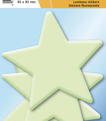 Herma lichtgevende stickers 'Grote sterren'