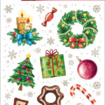 Decoratiestickers 'Kersttijd'