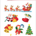 Herma kerststickers 'Kerstman'