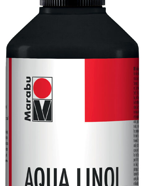 Marabu Aqua-linoleumdrukverf, zwart, 250 ml