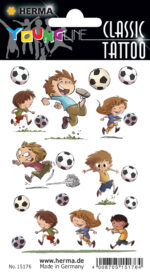 Herma Kleurrijke Voetballen Stickervellen