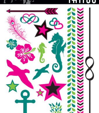 Herma Kleurtattoo 'Zomerse Kleuren'