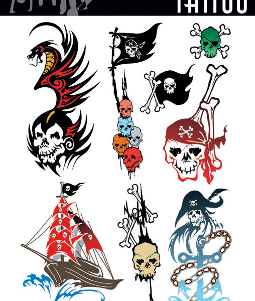 Herma Kleuren Piraten Stickers