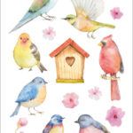 Herma Stickers Decoratief 'Zangvogels'
