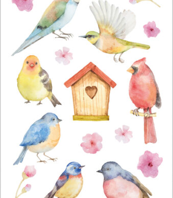 Herma Stickers Decoratief 'Zangvogels'