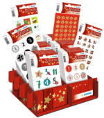 Herma Kerstdecoratiestickers 'Adventskalender', in displayverpakking