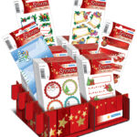 Herma kerstcadeaustickers, displayverpakking