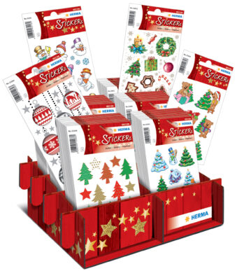 Herma Kerststickers 'Winter Wonderland', Display
