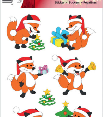 Herma Kerstdecoratie-stickers 'Kerstfamilie'
