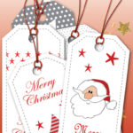 Kerst cadeaulabels 'Xmas'