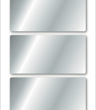 Herma Zilveren Hoekstickers voor Kerst, 34 x 67 mm