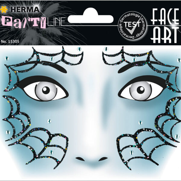 Herma Gezichtstickers 'Spin'