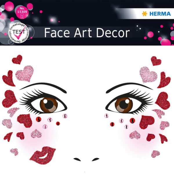 Herma Gezichtsstickers 'Love'