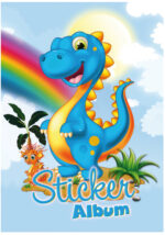 Stickeralbum 'Dinosauriërs', formaat A5