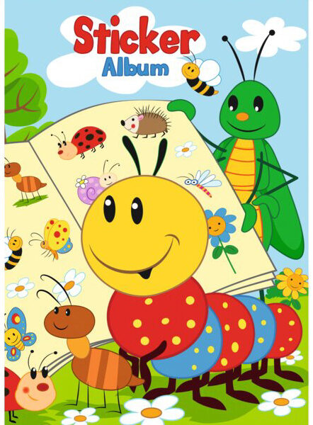 Herma stickerverzamelalbum 'Frieda & Vriendjes', formaat A5.